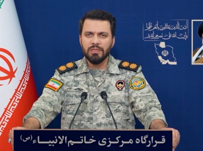 Foto: Juru bicara militer Iran, Ebrahim Zolfaghari (Viory)