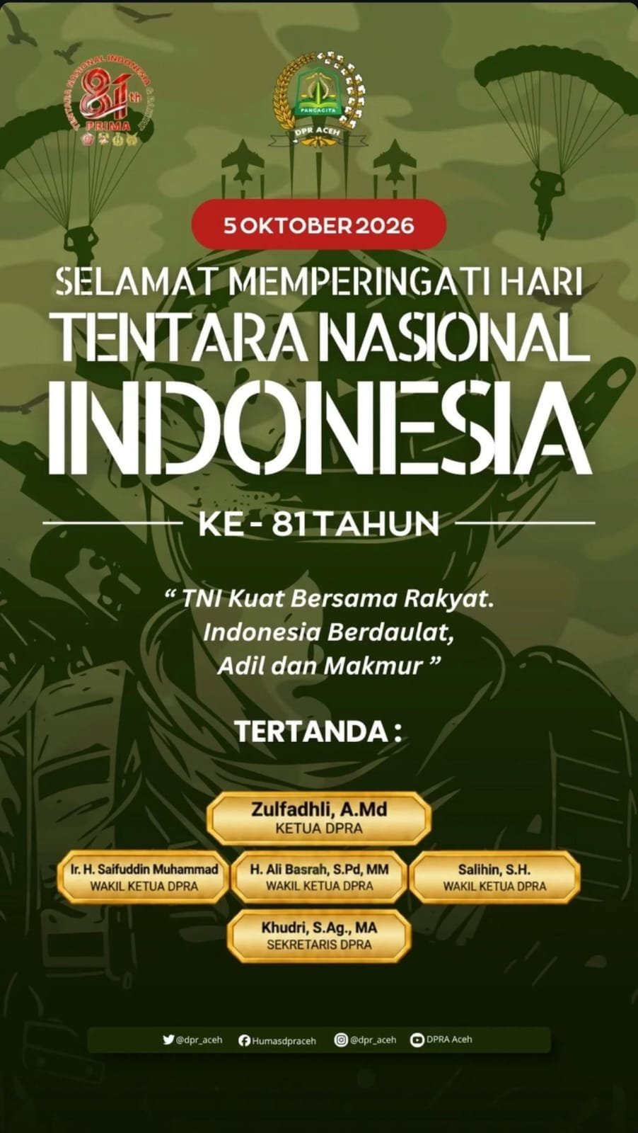 HUT KE-81 TNI