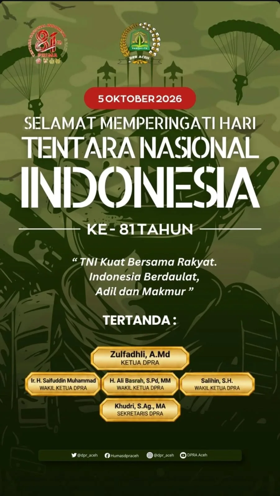 HUT KE-81 TNI