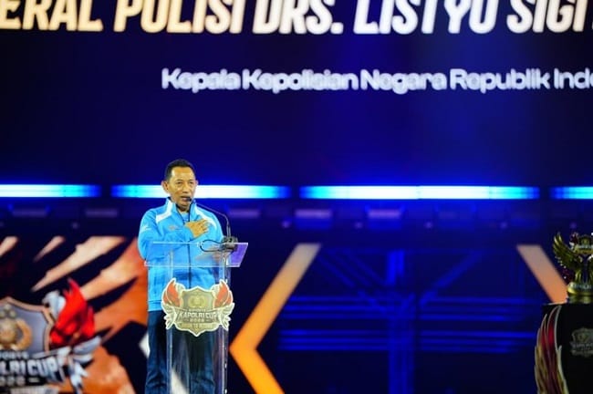 Foto: Kapolri Jenderal Listyo Sigit Prabowo ajak atlet dan penikmat gim digital untuk mengambil peran aktif menjaga keamanan ruang digital (dok. istimewa)