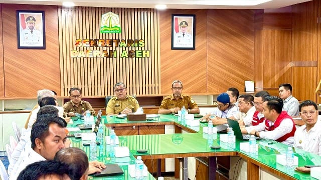 Pemerintah Aceh Evaluasi Kelangkaan Pasokan Semen. (FOTO: HO).