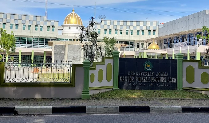 Kantor Wilayah Kementerian Agama (Kanwil Kemenag) Provinsi Aceh di Banda Aceh. FOTO/Website Kemenag Aceh