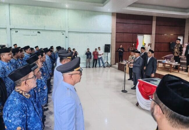 Bupati Aceh Jaya Lantik 125 ASN, Tekankan Integritas dan Profesionalisme