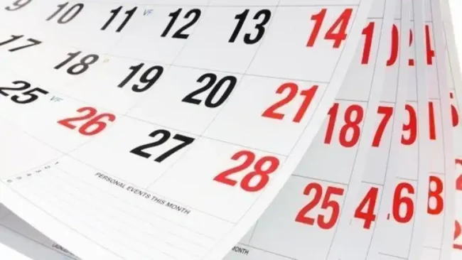 Ilustrasi Kalender. Foto: Istimewa