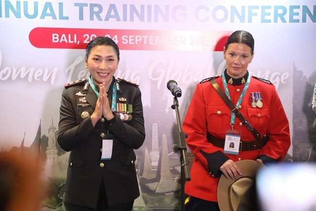 AKBP Hety Padmawati menerima penghargaan kategori Leadership dalam ajang International Association of Women Police (IAWP) Training Conference 2026 di Bali, Minggu (20/9/2026). AKBP Hety Padmawati menerima penghargaan kategori Leadership dalam ajang International Association of Women Police (IAWP) Training Conference 2026 di Bali, Minggu (20/9/2026).