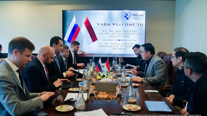 Indonesia dan Rusia Jajaki Kerja Sama Teknologi Satelit dan AI