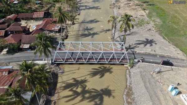 Jembatan Lumut Aceh Tengah Rampung 100 Persen, Akses Warga Pulih Pascabencana