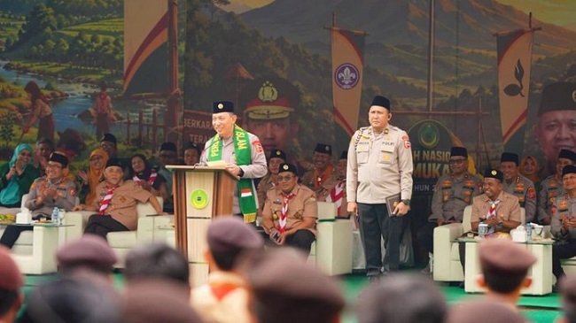 Foto: Kapolri Jenderal Polisi Listyo Sigit Prabowo menghadiri Apel Kebangsaan Kemah Nasional Pramuka Persatuan Ummat Islam (PUI) 2026 di Selabintana Camping Ground, Kabupaten Sukabumi, Jawa Barat (Dok Istimewa) Foto: Kapolri Jenderal Polisi Listyo Sigit Prabowo menghadiri Apel Kebangsaan Kemah Nasional Pramuka Persatuan Ummat Islam (PUI) 2026 di Selabintana Camping Ground, Kabupaten Sukabumi, Jawa Barat (Dok Istimewa)
