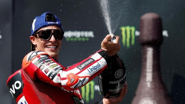 Marc Marquez puncaki klasemen MotoGP 2026 usai menang race San Marino. (Foto: REUTERS/David W Cerny)