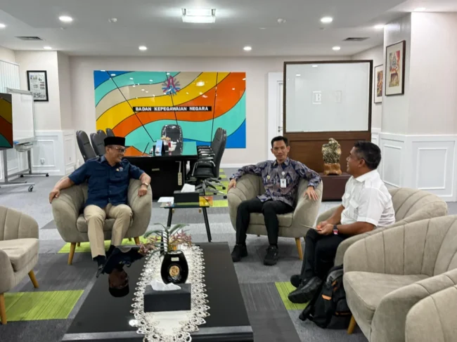 Bupati Aceh Barat Temui Kepala BKN, Bahas Nasib PPPK Paruh Waktu dan Tenaga Bakti Foto: Istimewa