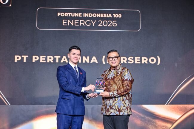 Pertamina Raih Posisi Puncak Fortune Indonesia 100 Gala 2026 Foto: dok. Pertamina