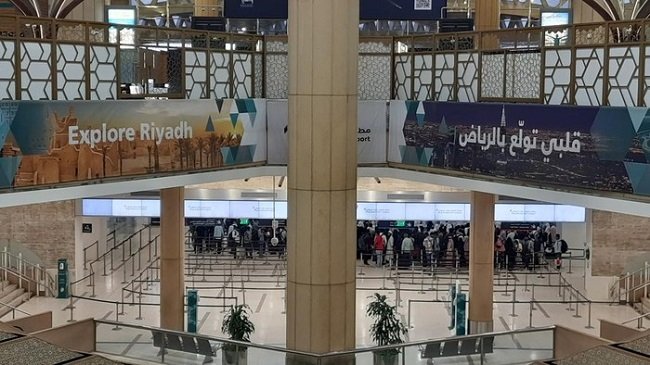 Bandara King Khalid di Riyadh (Getty Images/Mohamed Barakat) Bandara King Khalid di Riyadh (Getty Images/Mohamed Barakat)