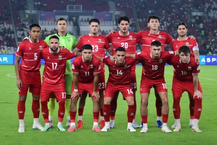 Para pemain Timnas Indonesia berpose jelang laga FIFA ASEAN Cup 2026 kontra Bangladesh di SUGBK pada Kamis (1/10/2026). Foto: dok. KOMPAS Para pemain Timnas Indonesia berpose jelang laga FIFA ASEAN Cup 2026 kontra Bangladesh di SUGBK pada Kamis (1/10/2026). Foto: dok. KOMPAS