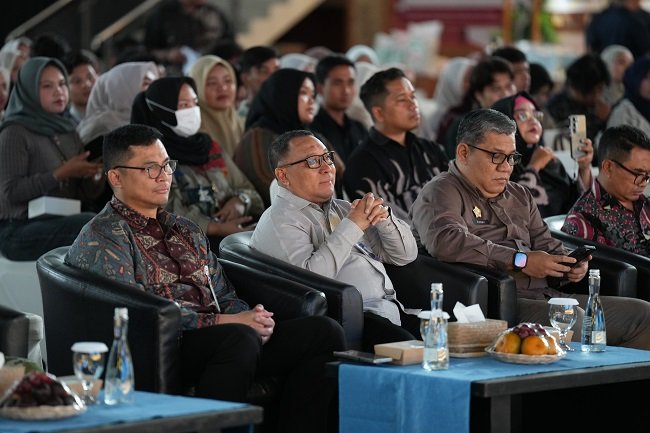 Kepala Perwakilan Bank Indonesia (BI) Provinsi Aceh, Agus Chusaini, menghadiri Aceh Economic Forum (AEF) Triwulan III 2026 di Balee Meuseuraya Aceh, Banda Aceh, Kamis (22/10/2026). FOTO/BI Aceh