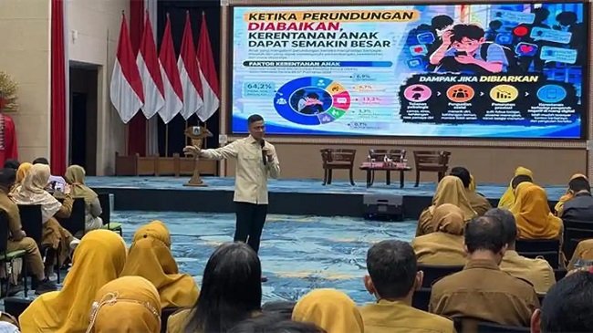 PAHAM EKSTRIMISME - Densus 88 Antiteror Polri menggelar Workshop Sekolah Ramah Anak di Kantor Disdik Provinsi DKI Jakarta, Selasa (13/10/2026). Kegiatan ini nantinya diharapkan bisa membuat tenaga pendidik lebih peka dan memahami indikasi awal penyebaran paham ekstremisme dan langkah untuk mencegahnya. (HO - Polri) PAHAM EKSTRIMISME - Densus 88 Antiteror Polri menggelar Workshop Sekolah Ramah Anak di Kantor Disdik Provinsi DKI Jakarta, Selasa (13/10/2026). Kegiatan ini nantinya diharapkan bisa membuat tenaga pendidik lebih peka dan memahami indikasi awal penyebaran paham ekstremisme dan langkah untuk mencegahnya. (HO - Polri)