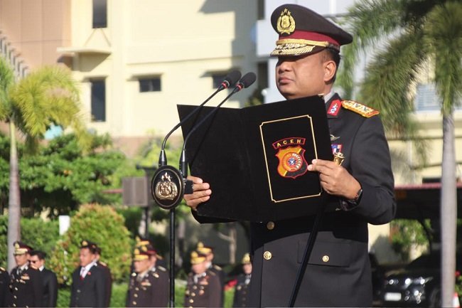 Upacara Hari Kesaktian Pancasila di Polda Aceh, Kamis 1 Oktober 2026. (foto:Humas Polda).