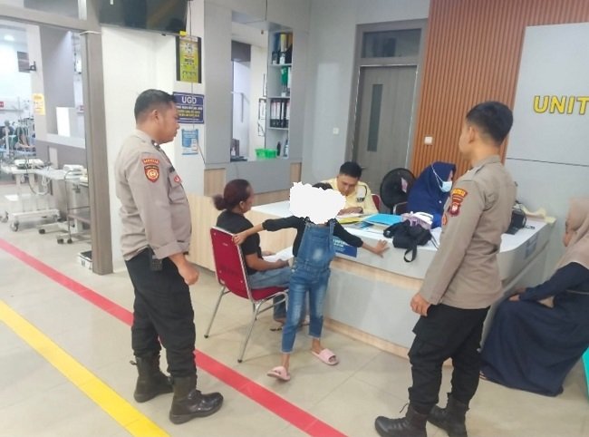 Respons cepat ditunjukkan jajaran Polsek Pontianak Barat, Polresta Pontianak, Polda Kalimantan Barat,