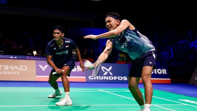 Fajar Alfian/Muhammad Shohibul Fikri lolos ke final Denmark Open 2026 (Foto: dok PBSI) Fajar Alfian/Muhammad Shohibul Fikri lolos ke final Denmark Open 2026 (Foto: dok PBSI)