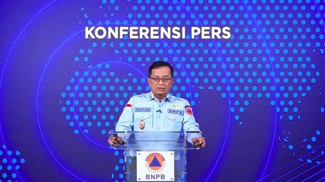 Sekretaris Utama (Sestama) BNPB Rustian. (YouTube BNPB)